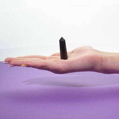 Black Tourmaline Crystal Set – 4 Gemstone Shapes for Protection & Grounding