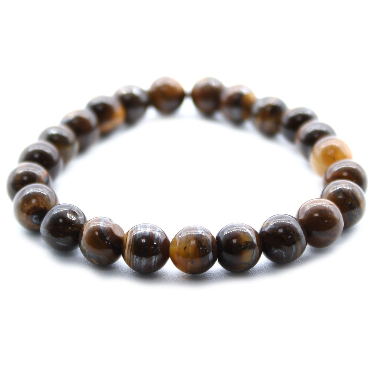 Tiger’s Eye Power Bracelet – 8mm Gemstone Beads