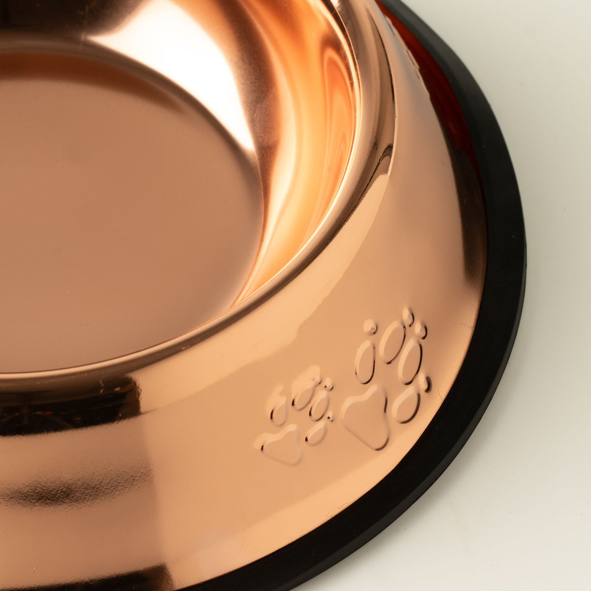 PAW Copper-Style Stainless Steel Cat & Dog Bowl – 22cm