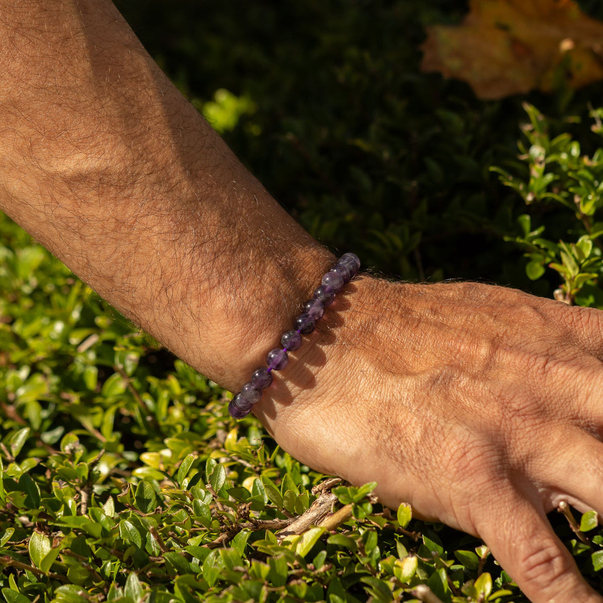 Amethyst Crystal Bracelet – 6mm Petite Gemstone Beads | Calm & Clarity