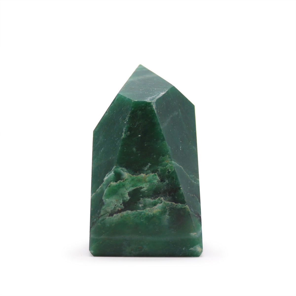 Indian Jade Crystal Points – 500g, Approx. 8 Pieces
