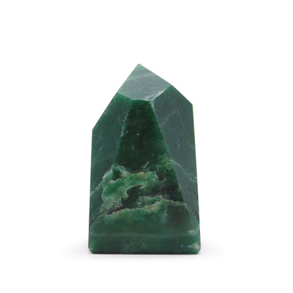 Indian Jade Crystal Points – 500g, Approx. 8 Pieces