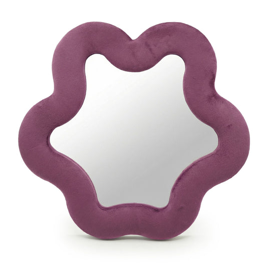 Soft Squiggly Mirror – Star – Mauve (33x31x2.3cm)