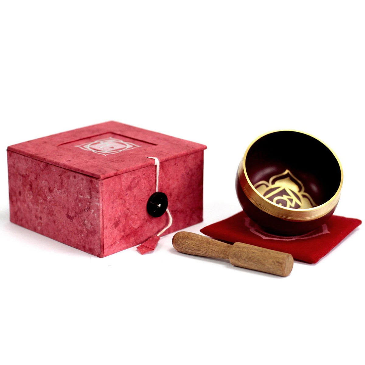 Root Chakra Singing Bowl – Red Meditation Bowl