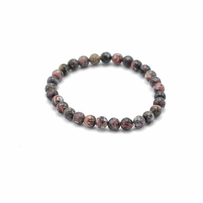 Leopard Skin Jasper Manifestation Bracelet | Courage & Strength