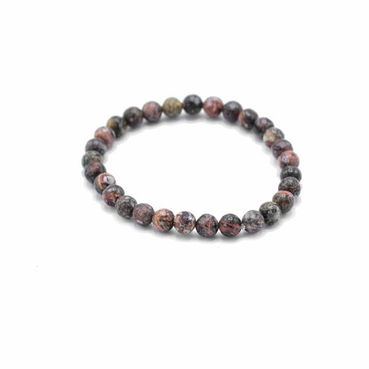 Leopard Skin Jasper Manifestation Bracelet | Courage & Strength