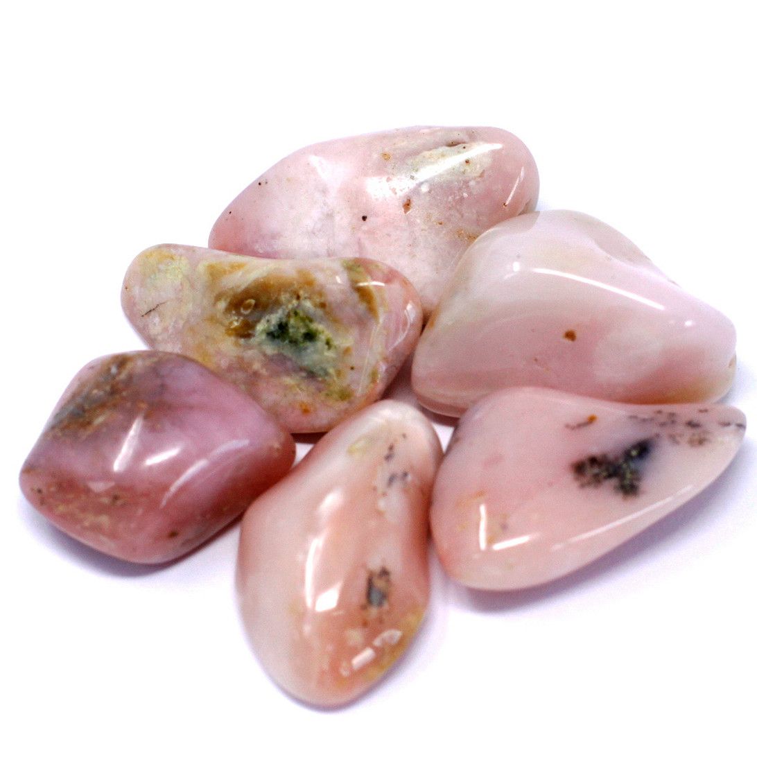 Peruvian Opal Tumble Stones – Pack of 24 | Natural Polished Crystals