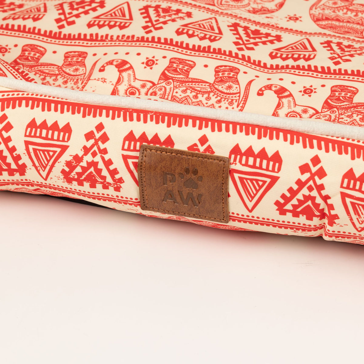PAW Lucky Elephant Pet Bed – Red | Cosy Dog & Cat Bed