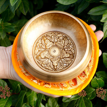 Five Buddha Singing Bowl Gift Set – Handmade in Nepal