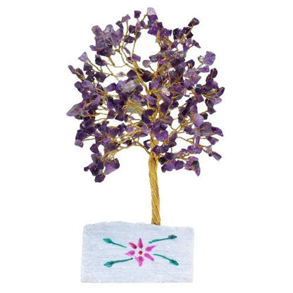 Amethyst Gemstone Tree – 320 Stone Crystal Décor | Zeena Moon