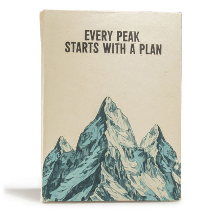 Every Peak Starts With a Plan – Inspirational Journal & Notebook