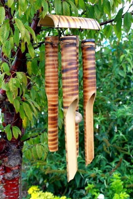 Bamboo Chimes 4  Med Tubes.