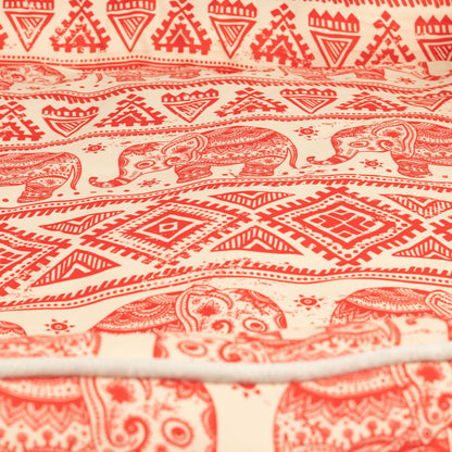 PAW Lucky Elephant Pet Bed – Red | Cosy Dog & Cat Bed