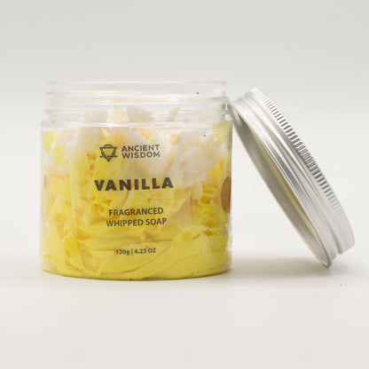 Vanilla Whipped Soap 120g – Creamy Vanilla