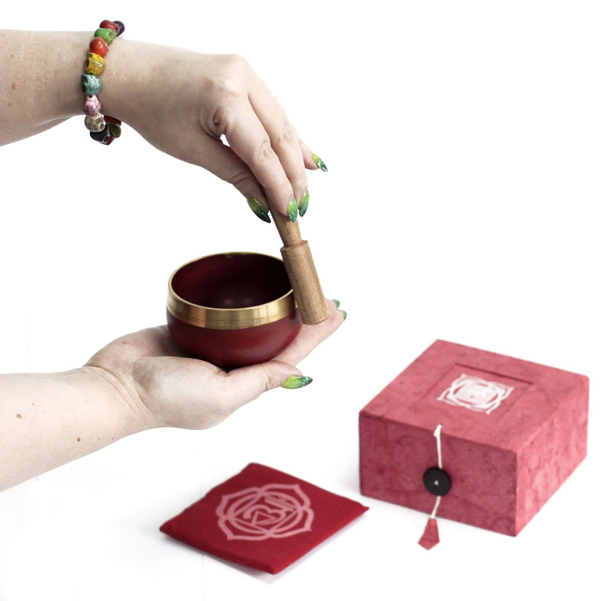 Root Chakra Singing Bowl – Red Meditation Bowl