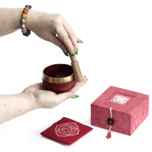 Root Chakra Singing Bowl – Red Meditation Bowl