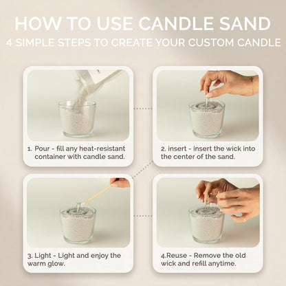 Fragranced Candle Sand – Pure Serenity Latte Beige – 300g