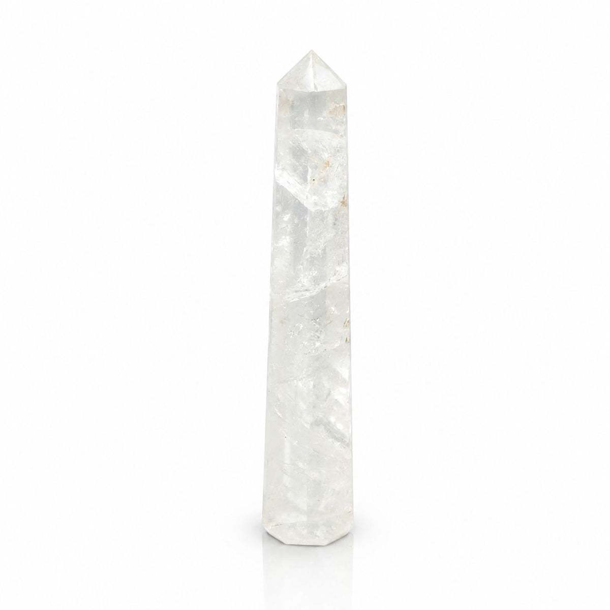 Clear Quartz Crystal Tower – Six-Sided Obelisk, 17cm