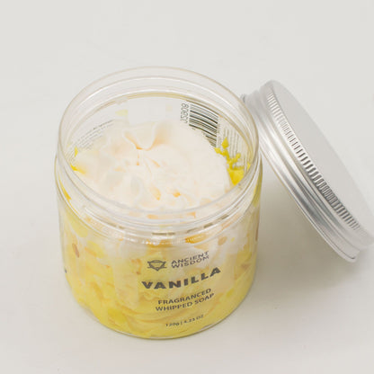 Vanilla Whipped Soap 120g – Creamy Vanilla