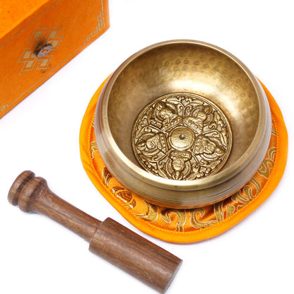 Five Buddha Singing Bowl Gift Set – Handmade in Nepal