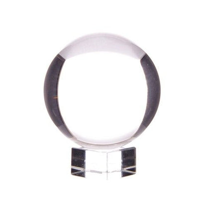 Crystal Ball with Stand – 50mm Clear Glass Scrying Sphere
