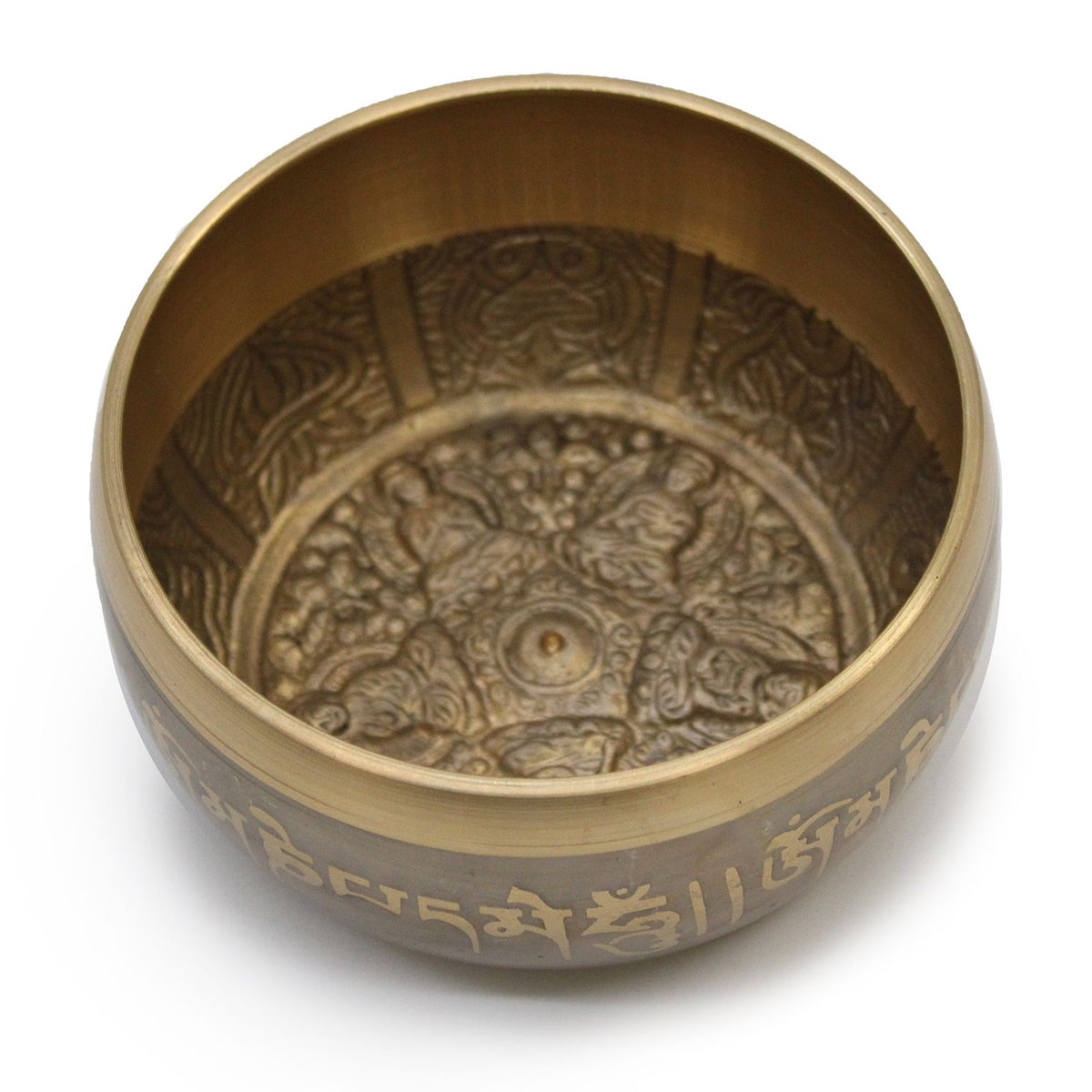 Tibetan Singing Bowl – Five Buddha Brass Meditation Bowl