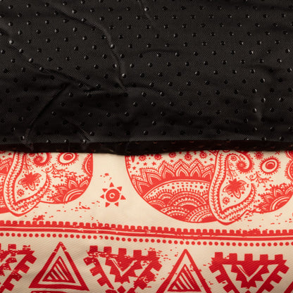 PAW Lucky Elephant Pet Bed – Red | Cosy Dog & Cat Bed