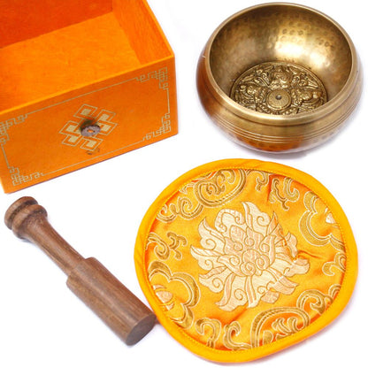 Five Buddha Singing Bowl Gift Set – Handmade in Nepal