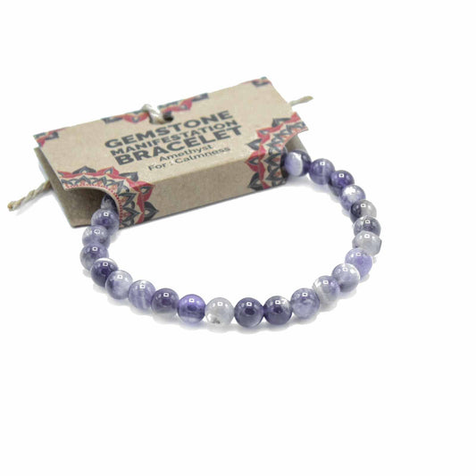 Amethyst Manifestation Bracelet | Natural Crystal Jewellery