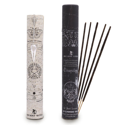 Ancient Witch Spell Incense - Cleansing - Rock Crystal Pendulum