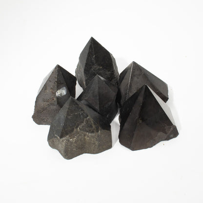 Indian Tourmaline Top Polished Points – Approx. 5–6 Pieces