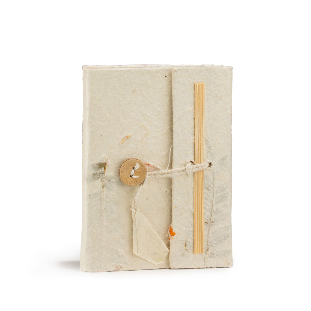 Handmade Lokta Flower Notebook – Mini Journal 12 × 8 cm