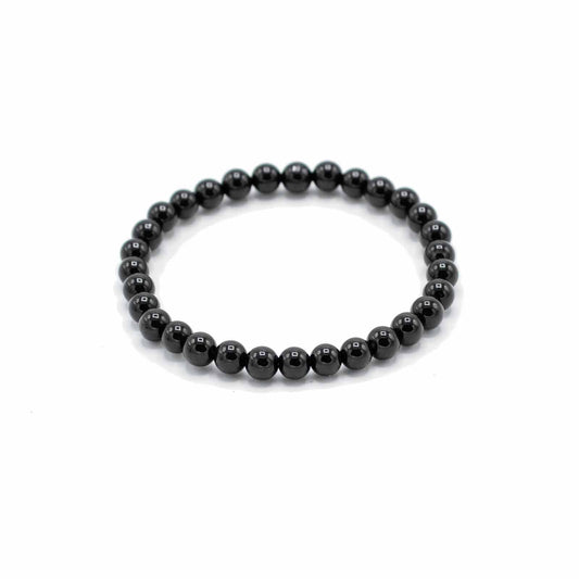 Black Agate Manifestation Bracelet – Protection & Grounding