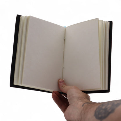 Leather Printed Notebook – My Chakras Are Aligned AF - 17.8×12.7 cm