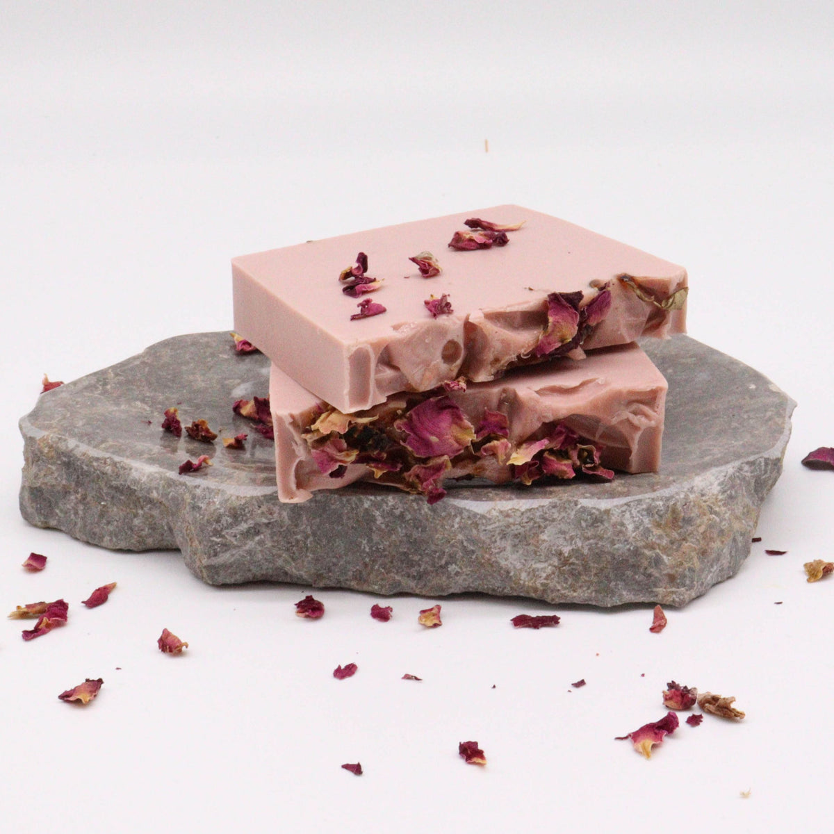 Rose & Vanilla Soap Bars – Pack of 13 | Floral Glycerine Soap