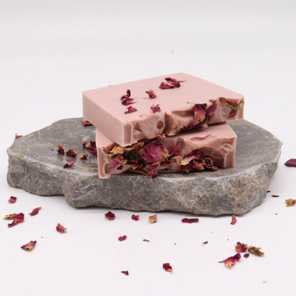 Rose & Vanilla Soap Bars – Pack of 13 | Floral Glycerine Soap