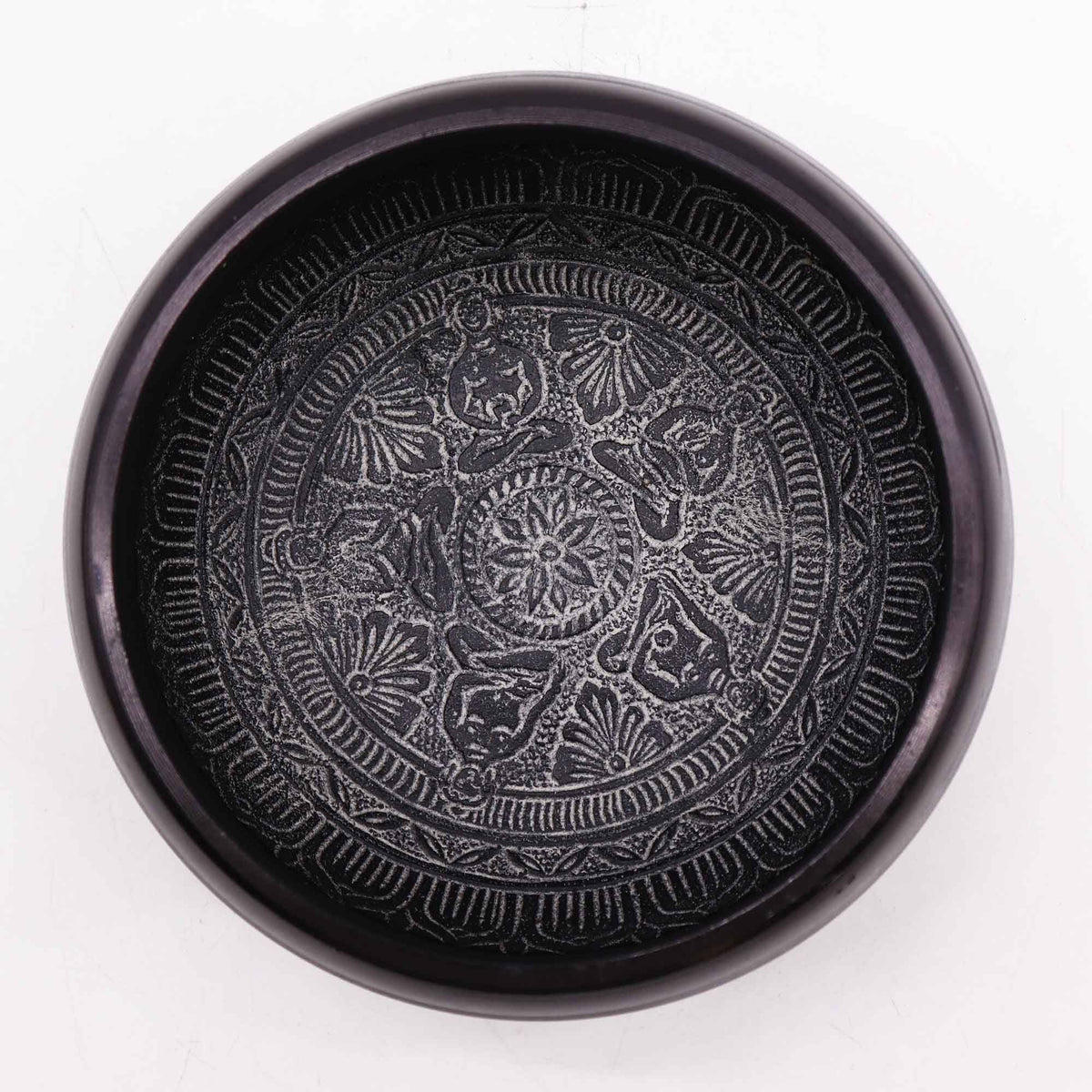 Om Five Buddha Aluminium Singing Bowl – 16c