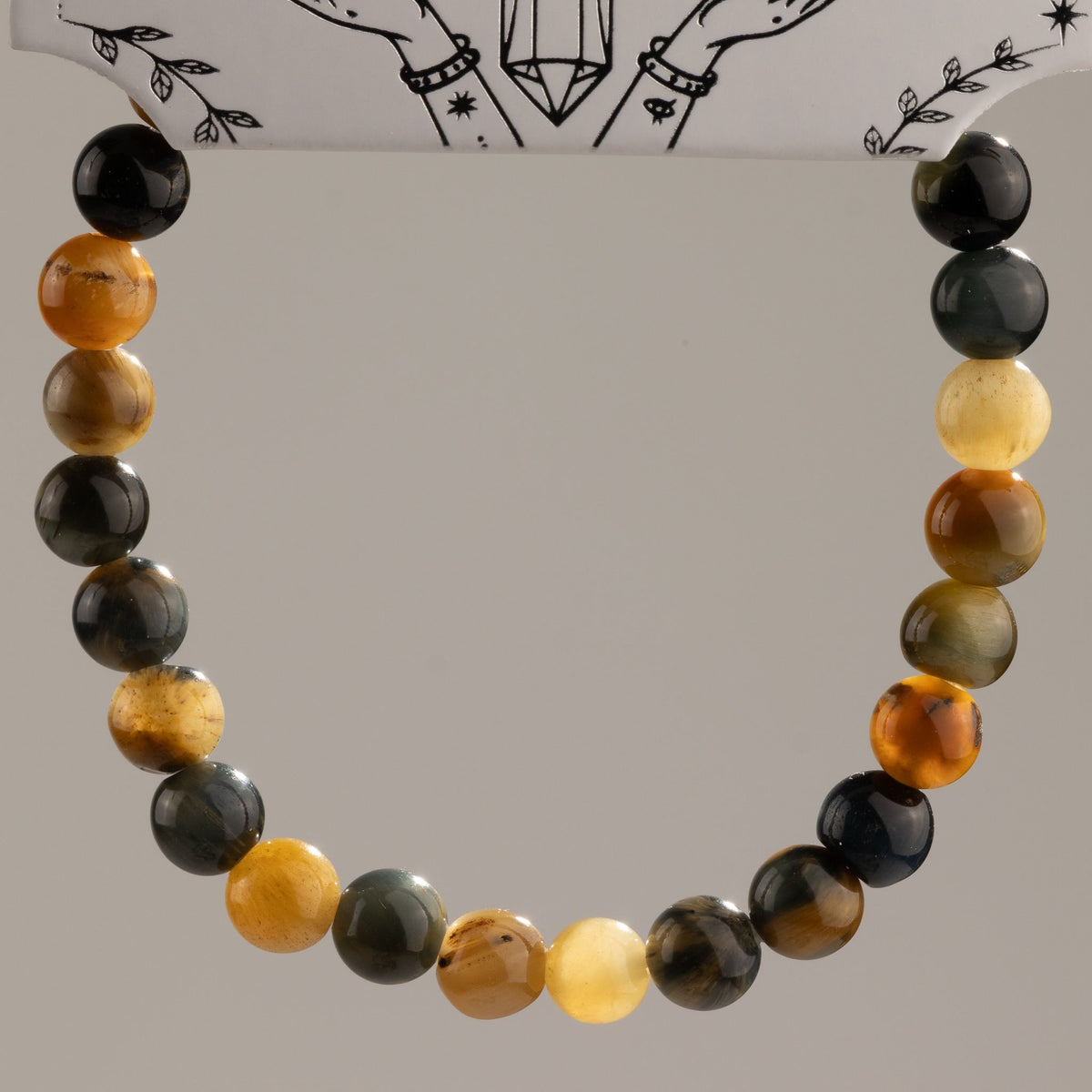 Dream Tiger Eye Crystal Bracelet – 6mm Petite Gemstone Beads | Courage & Confidence