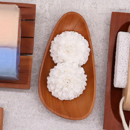 Classic Mahogany Soap Dishes