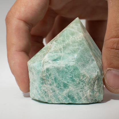 Natural Amazonite Crystal Points – Polished Gemstone Towers