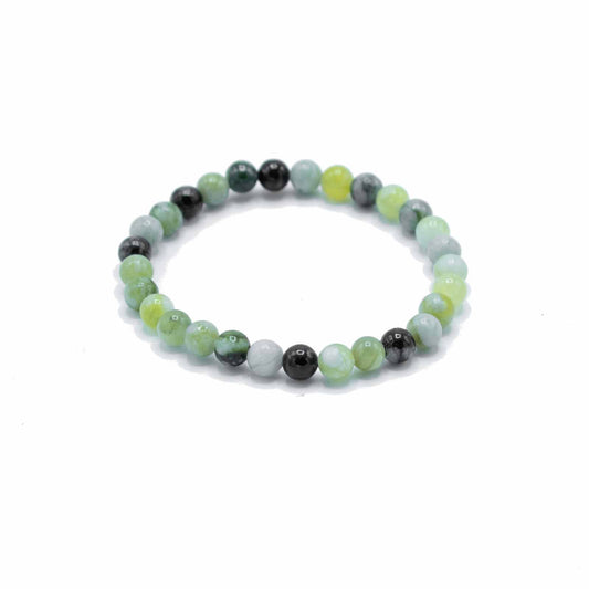 Olive Jade Gemstone Manifestation Bracelet | Natural Crystal Jewellery