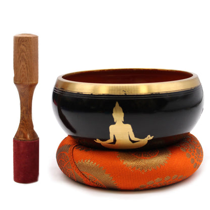 Large Buddha Singing Bowl Gift Set – 14cm C♯5