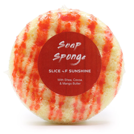 Slice of Sunshine Butter Bubble Soap Sponge | Zeena Moon