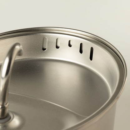 PAW Stainless Steel Cat & Dog Water Fountain – 2.5L USB Electric Pet Fountain
