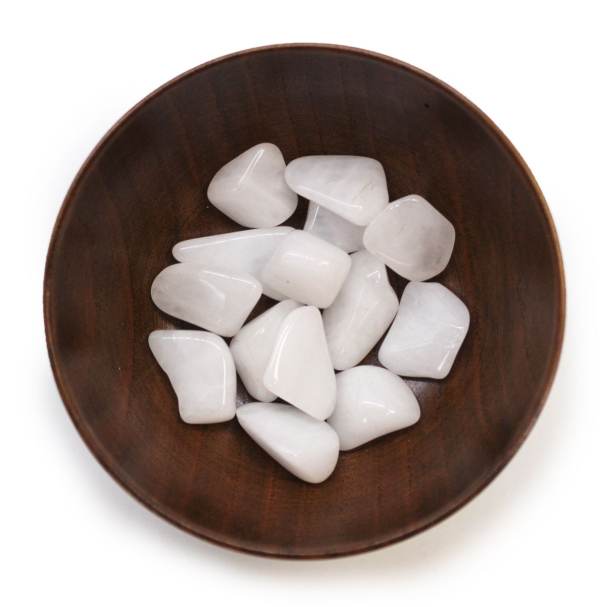 Snow Quartz Tumble Stone – Medium White Crystal