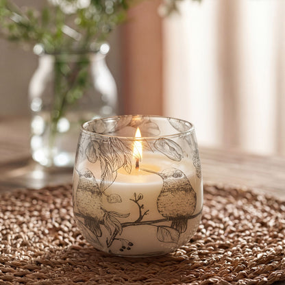 Drawn by Flame – Botanical Glass Jar Candle | 45 Hour Burn