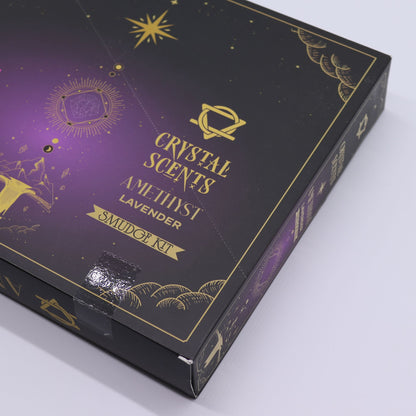 Amethyst Crystal Scents Smudge Incense - Lavender