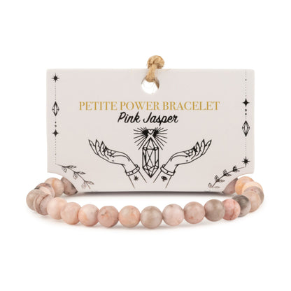 Pink Jasper Crystal Bracelet – 6mm Natural Gemstone Beads