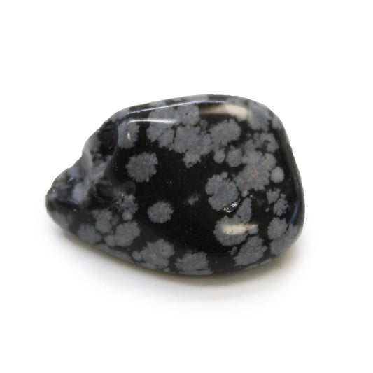 Snowflake Obsidian Tumble Stone – Medium Natural Crystal
