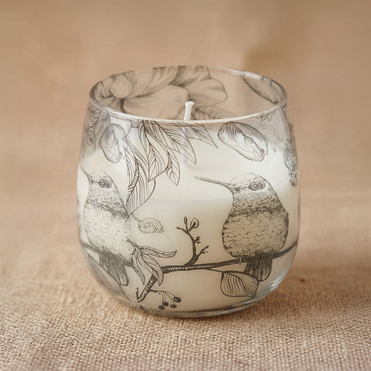Drawn by Flame – Botanical Glass Jar Candle | 45 Hour Burn